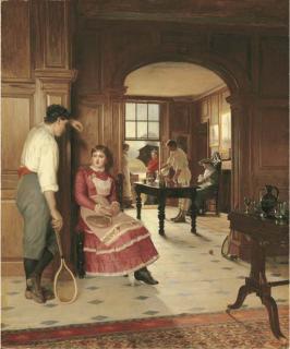 Edith Hayllar - A Summer Shower