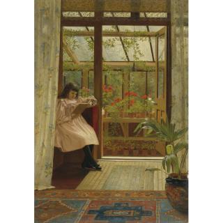 Edith Hayllar - British A Cozy Corner