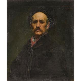 Edme Alexis Alfred Dehodencq - Autoportraitalr Et Son Ami