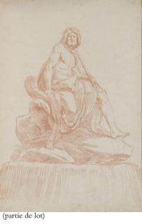 Edme Bouchardon - Jupiter assis sur un rocher