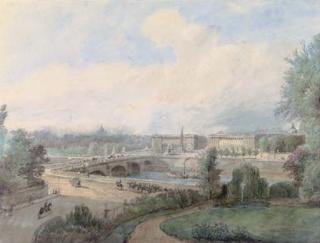 Edme-François Riçios - View of the Place de la Concorde, Paris