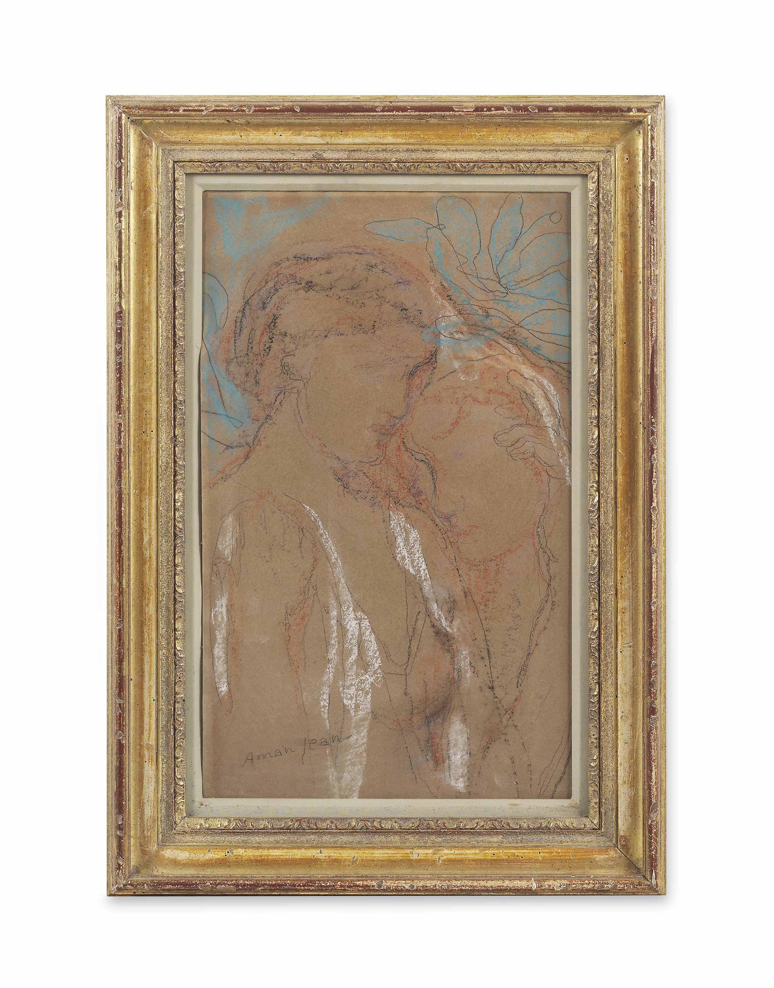 Edmond François Aman-Jean - Les amoureux