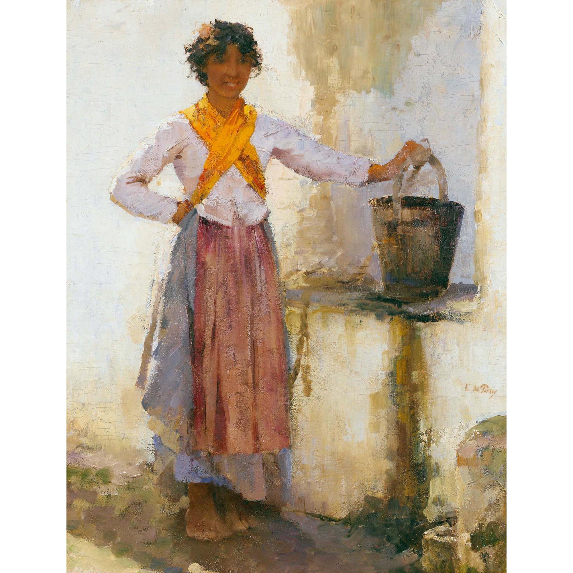 Edmond-Jean de Pury - La Porteuse D\'Eau The Water Carrier