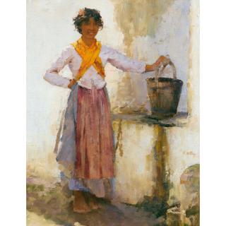 Edmond-Jean de Pury - La Porteuse D\'Eau The Water Carrier