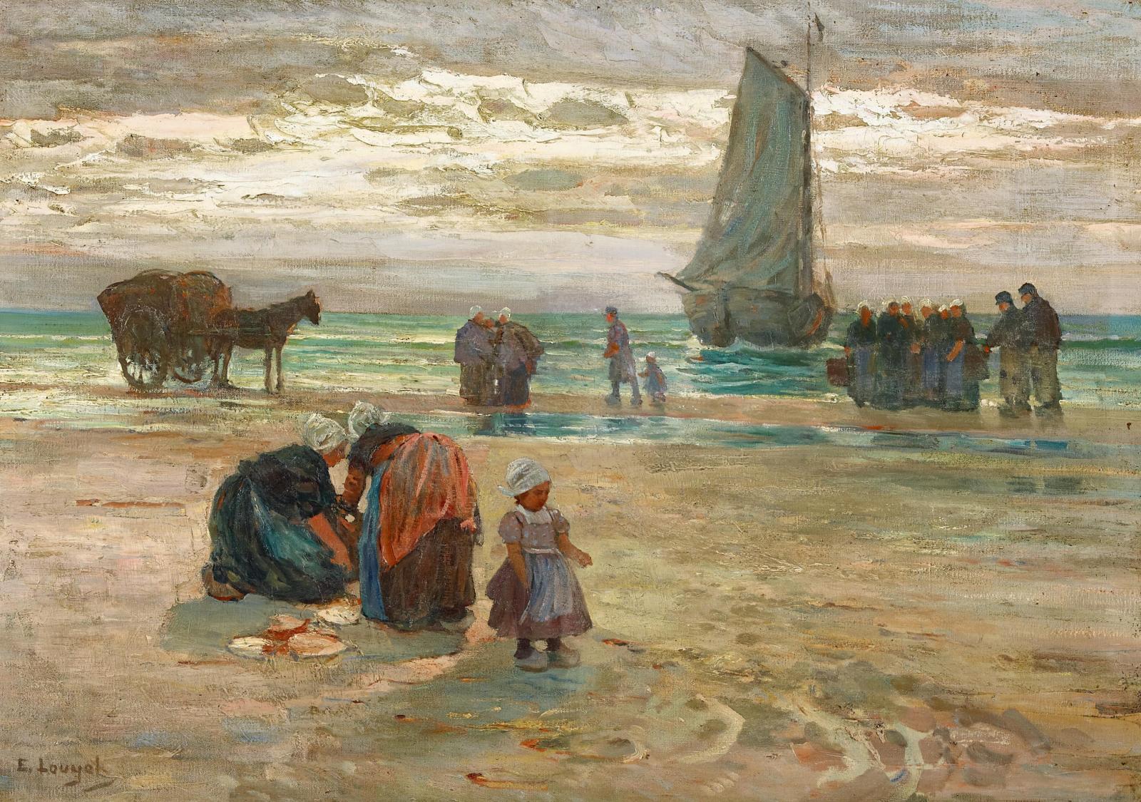 Edmond Louyot - Krabbenfischer.