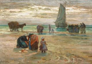 Edmond Louyot - Krabbenfischer.