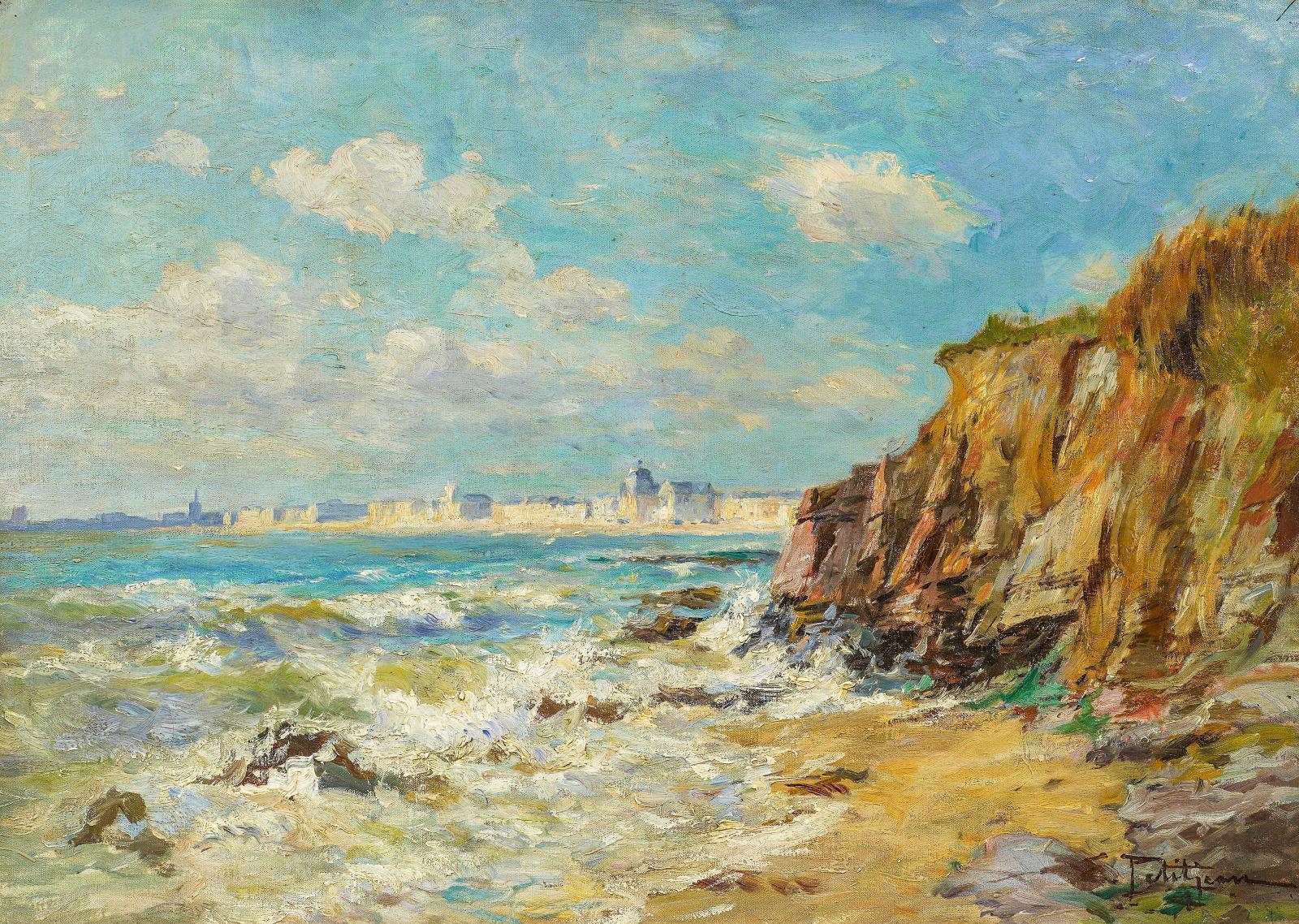 Edmond Marie Petitjean - An der Atlantikküste bei La Rochelle