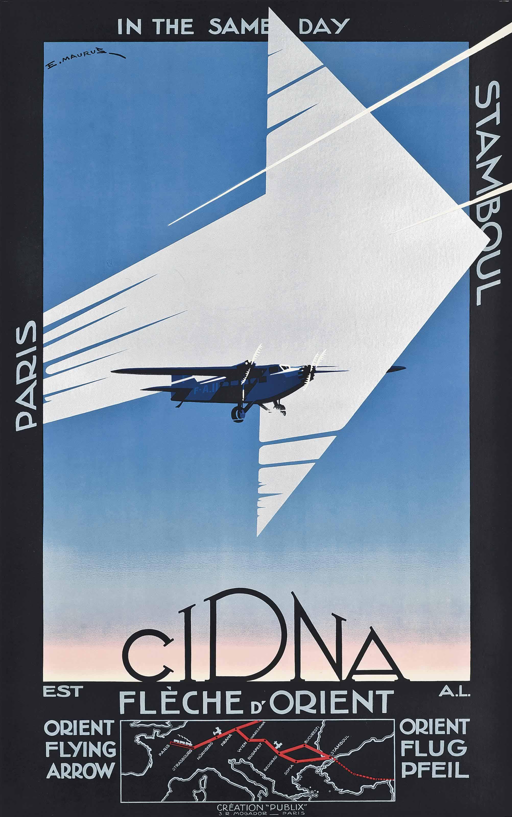 Edmond Maurus - CIDNA, ORIENT FLYING ARROW