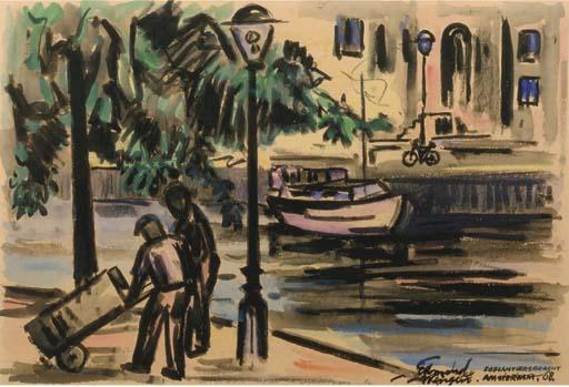 Edmond Wingen - Egelantiersgracht, Amsterdam