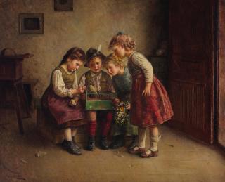 Edmund Adler - The Yellow Canary 22 x 27in (55.9 x 68.6cm)