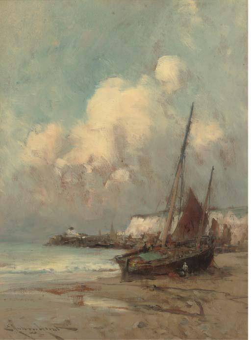 Edmund Aubrey Hunt - On The Coast, Normandy