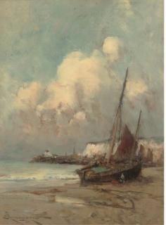 Edmund Aubrey Hunt - On The Coast, Normandy