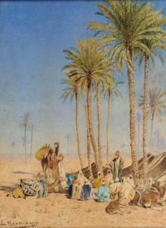 Edmund Berninger - A Desert Encampment