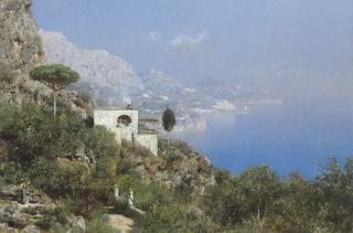 Edmund Berninger - A View of Capri