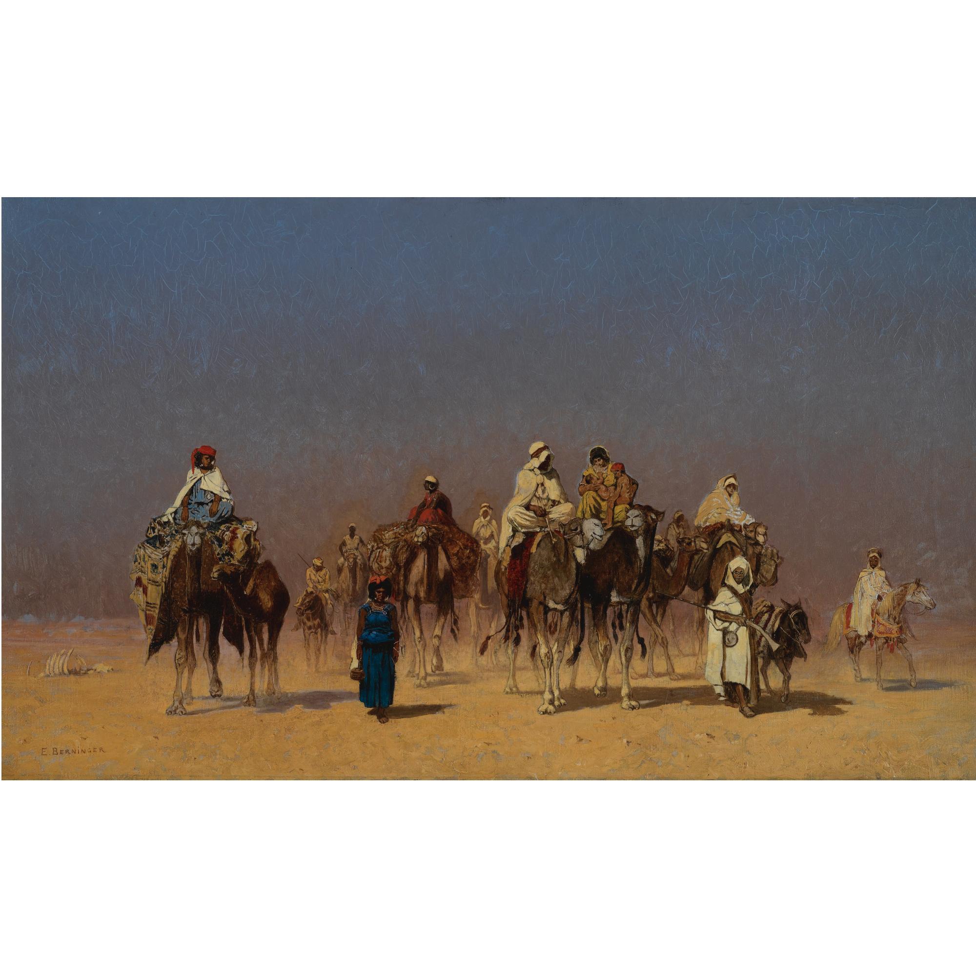 Edmund Berninger - German the Desert Caravan