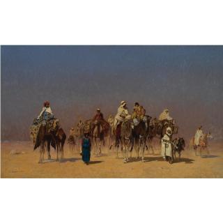 Edmund Berninger - German the Desert Caravan