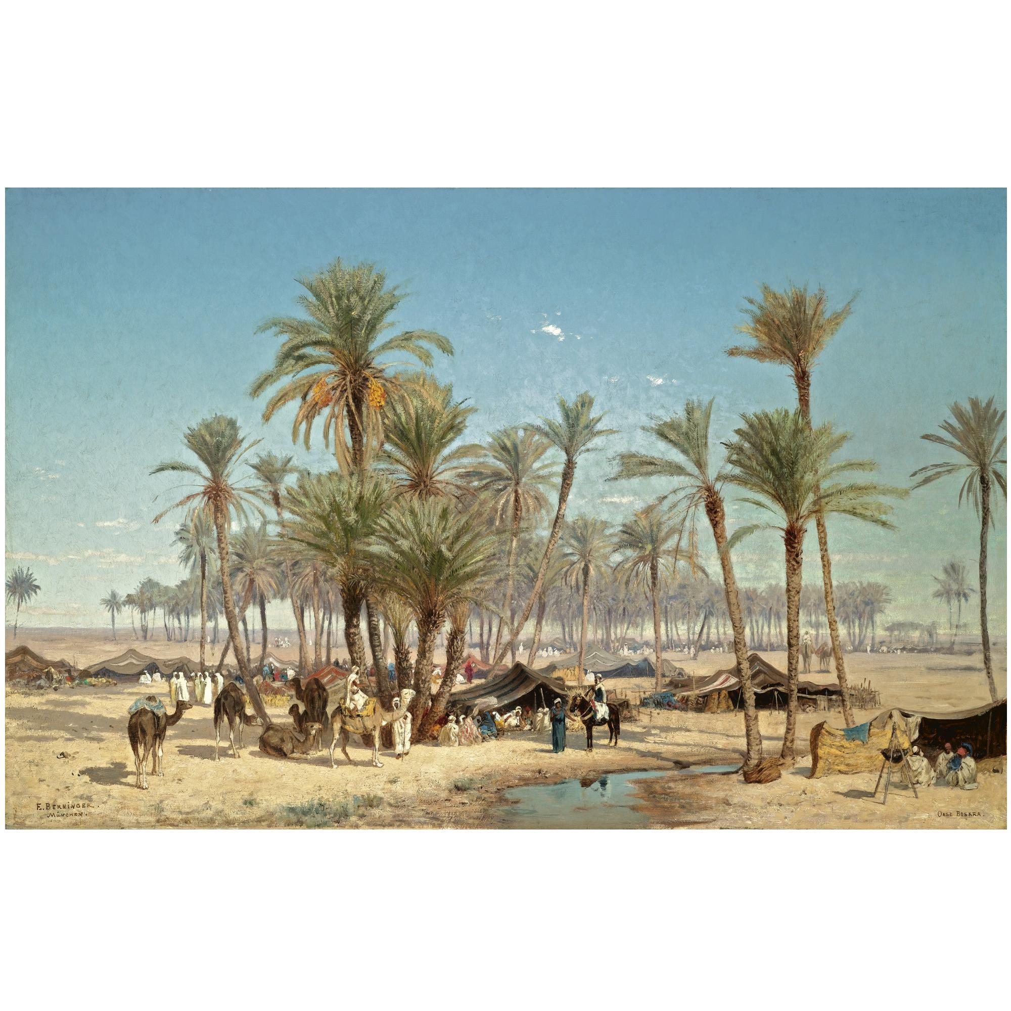 Edmund Berninger - German The Oasis, Biskra