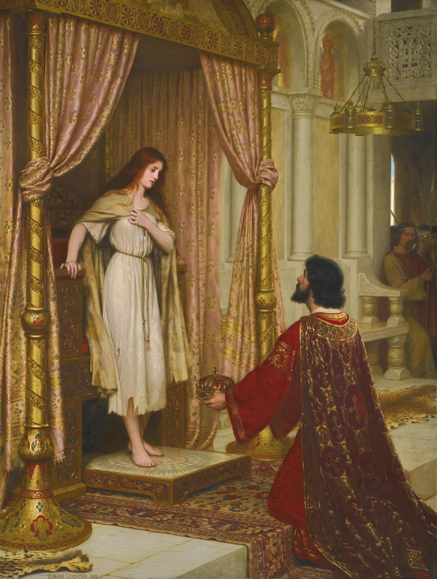 Edmund Blair Leighton - A King And A Beggar Maid