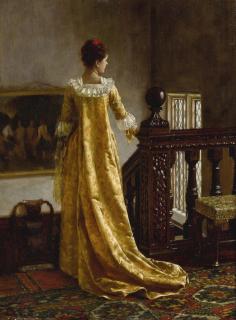Edmund Blair Leighton - British Qui M\'Aime Me Suit (Who Loves Me Follows Me)