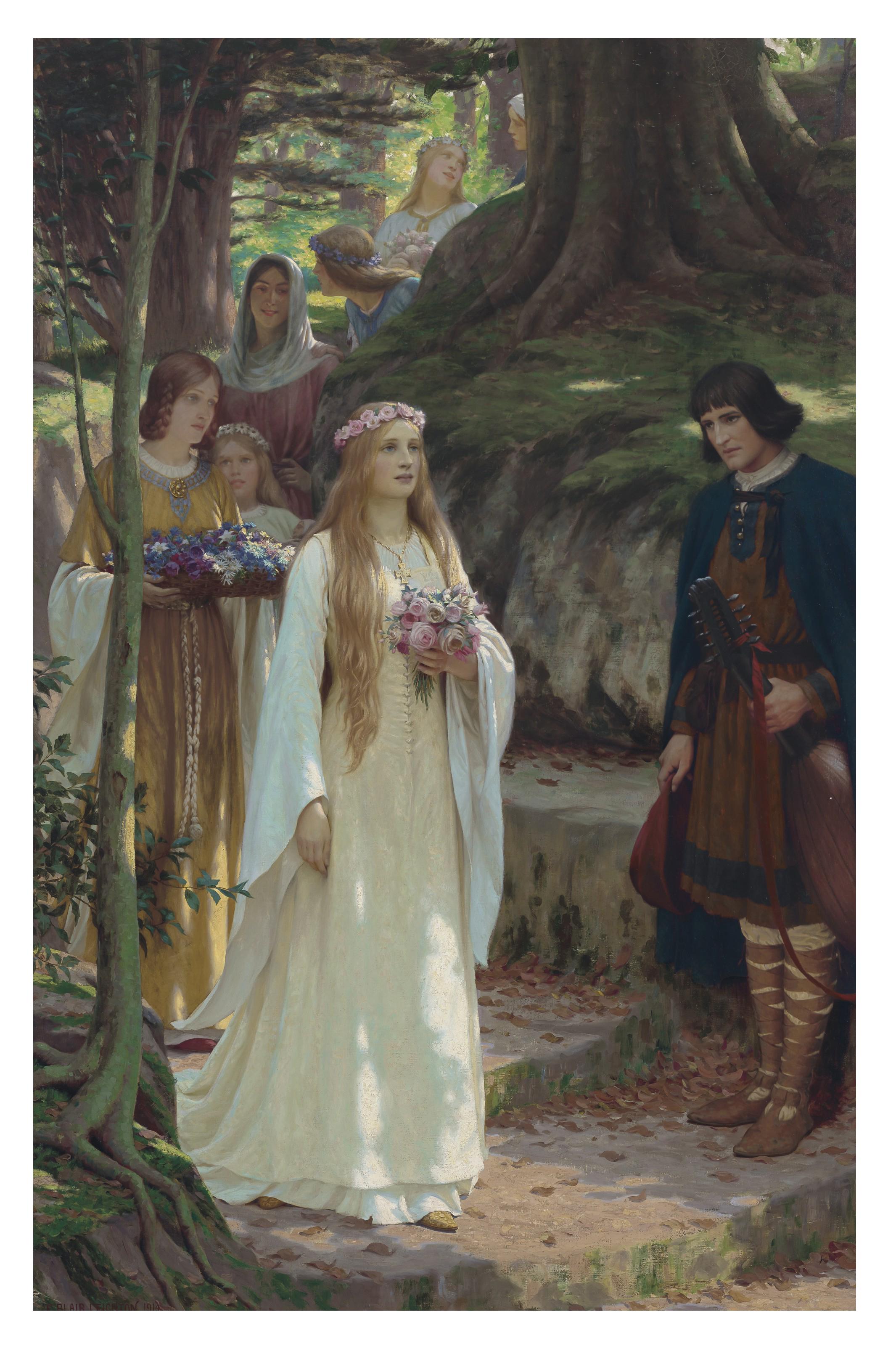 Edmund Blair Leighton - My Lady Passeth By