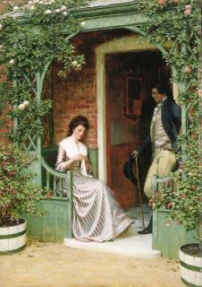 Edmund Blair Leighton - The Proposal