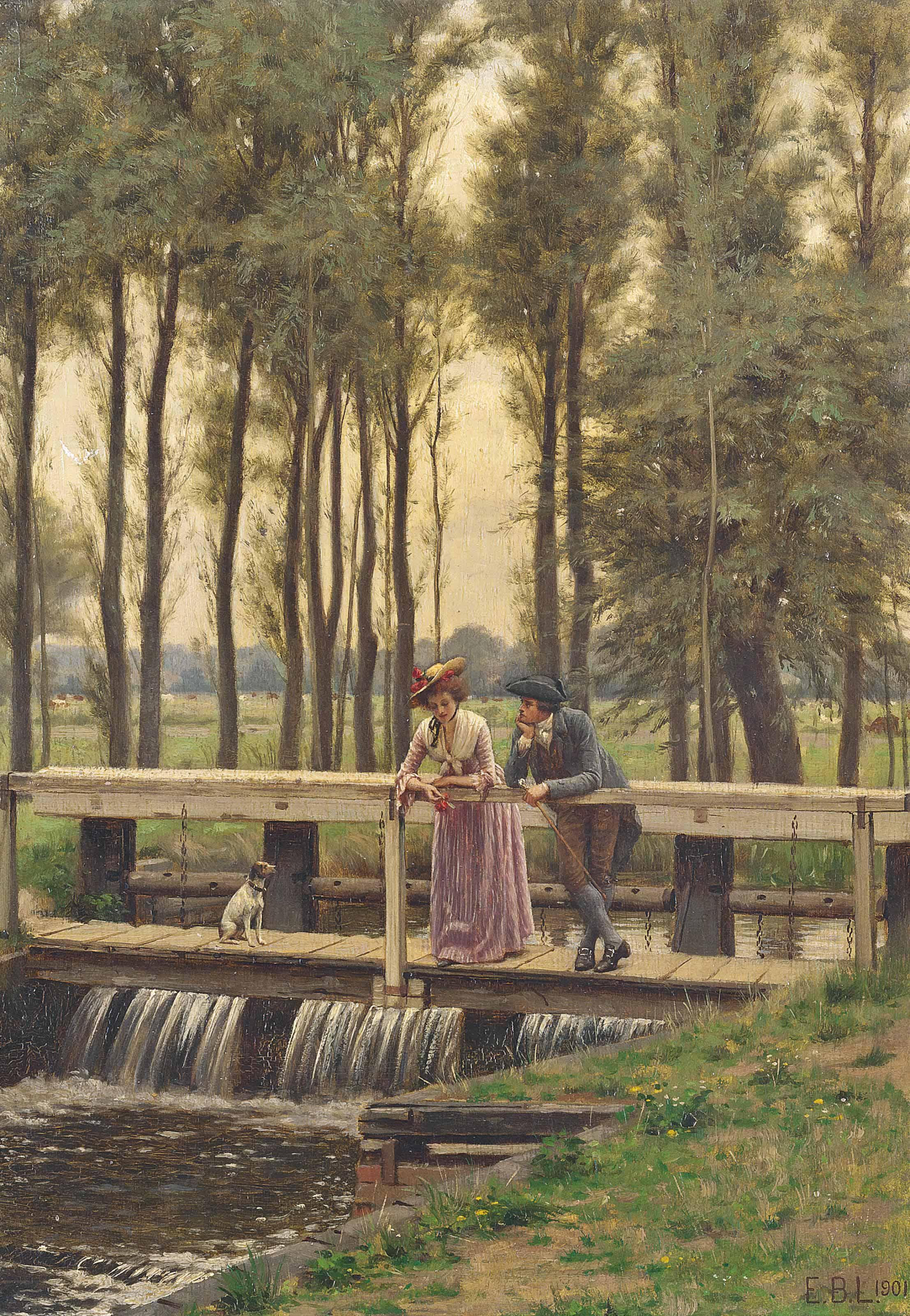 Edmund Blair Leighton - The Trysting Place