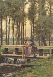 Edmund Blair Leighton - The Trysting Place