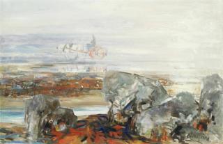 Edmund Blampied R.B.A., R.E. - Early Morning, Jersey