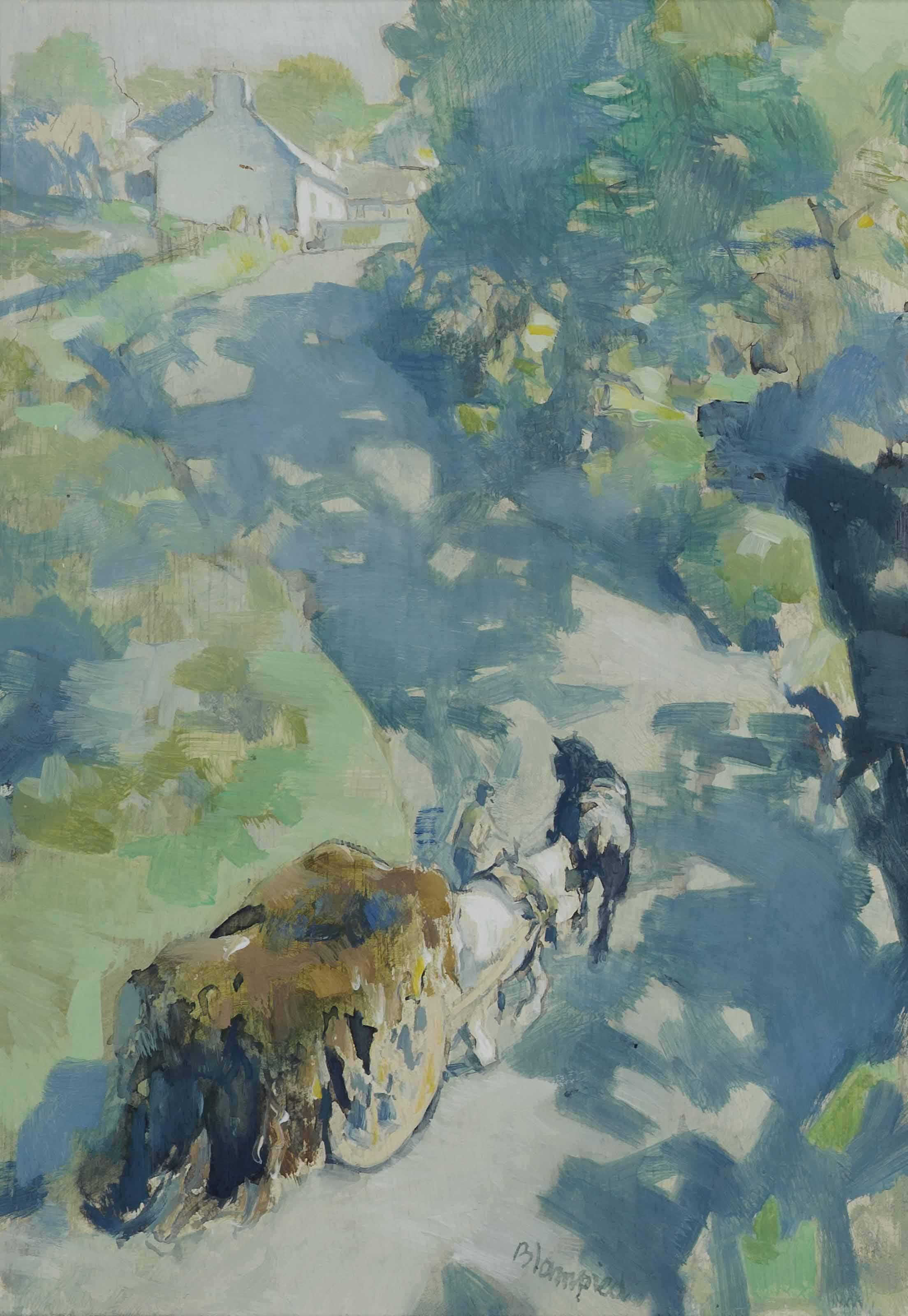 Edmund Blampied, R.B.A. - Uphill, Jersey