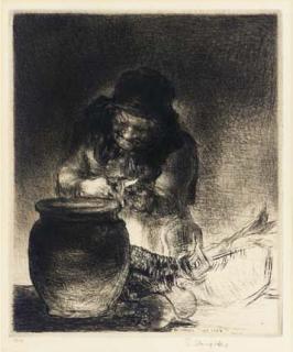 Edmund Blampied - Madame Dupré