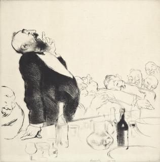 Edmund Blampied - Speech in the evening (illustrated); and Un précieux