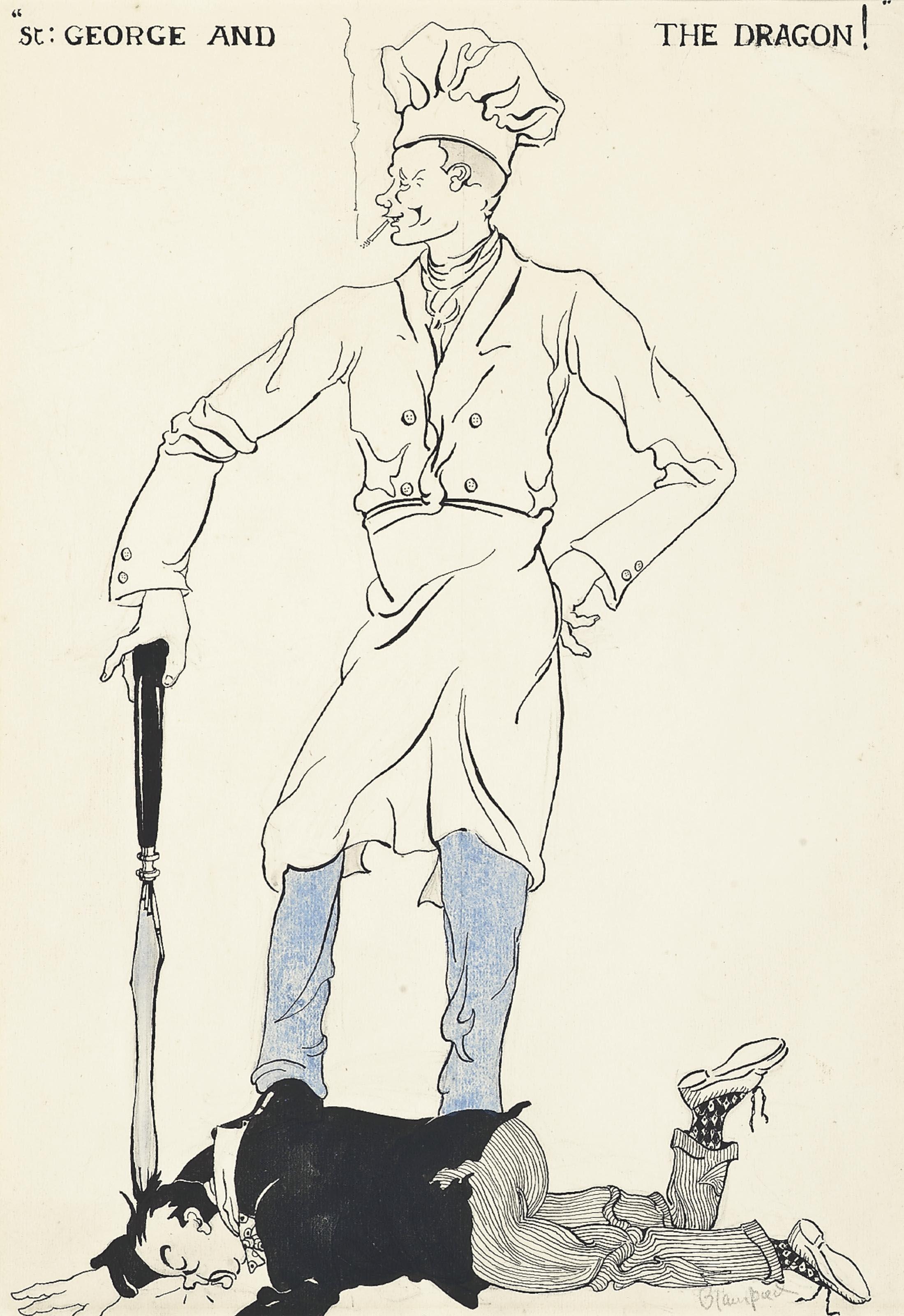 Edmund Blampied - St George and the Dragon