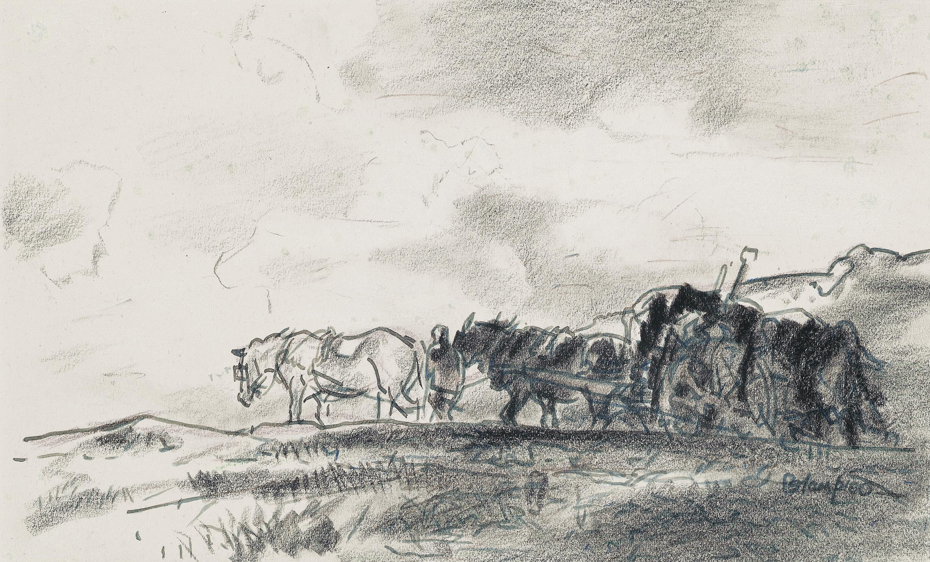 Edmund Blampied - Vraic gathering (illustrated); and High spirits