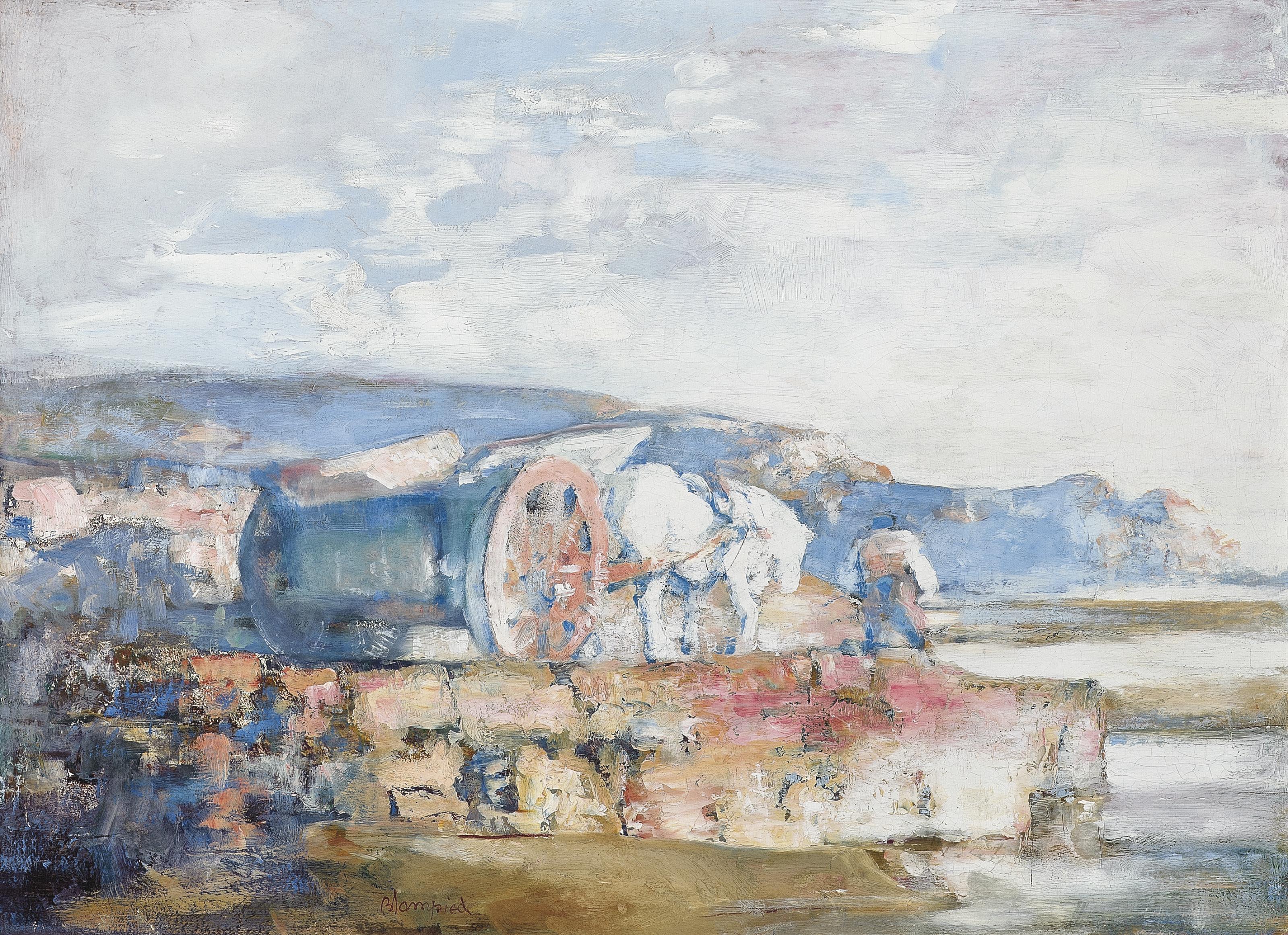 Edmund Blampied - Vraicing, Jersey