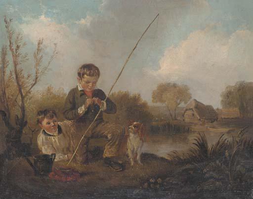 Edmund Bristow - Boys Fishing