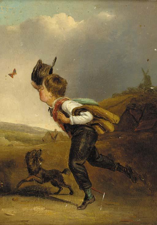 Edmund Bristow - Chasing the butterfly; and Catching a bird