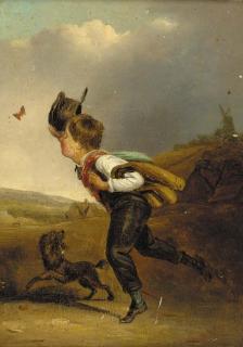 Edmund Bristow - Chasing the butterfly; and Catching a bird