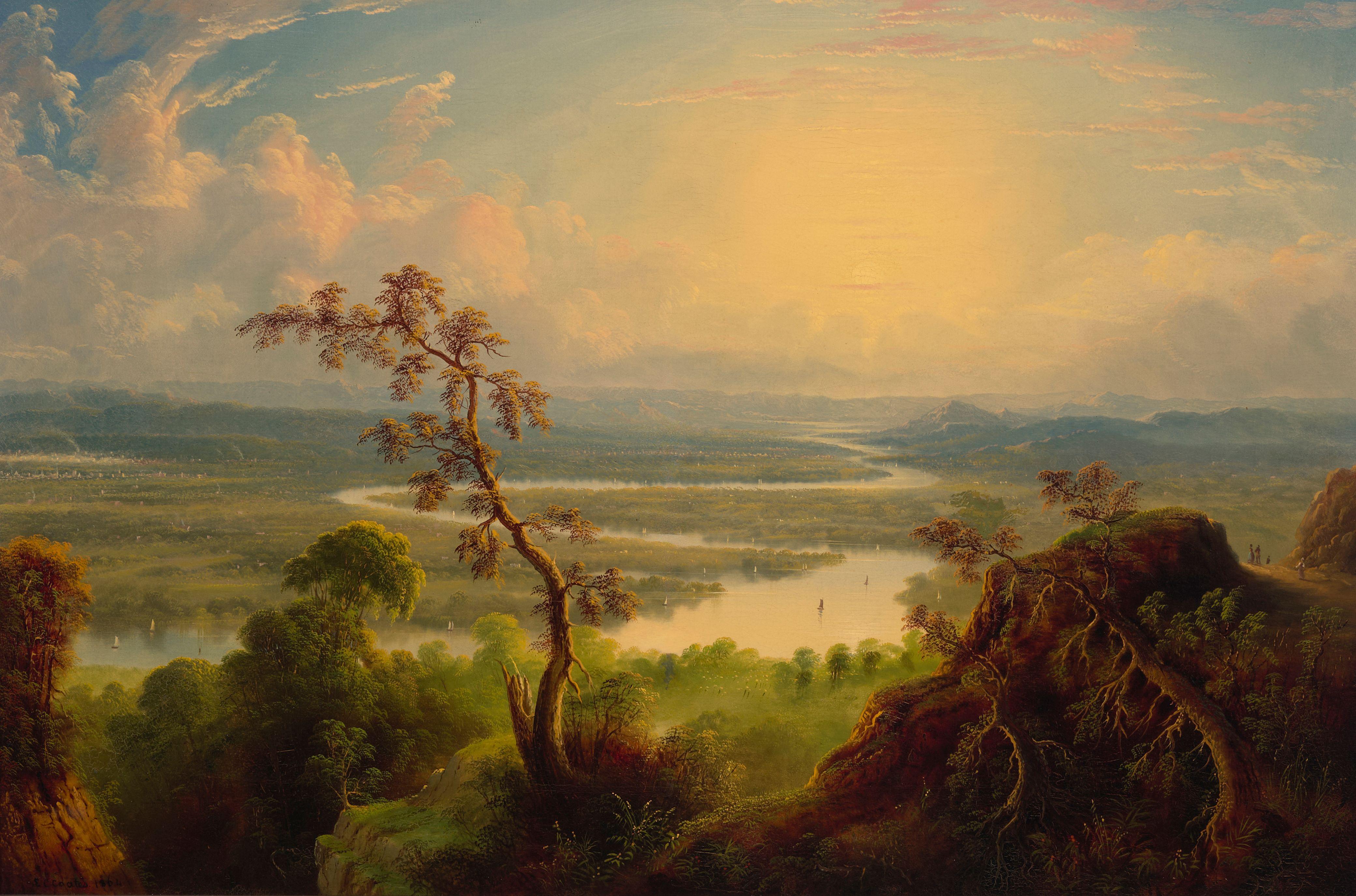 Edmund C. Coates - The Oxbow (Northampton, Massachusetts)