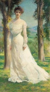 Edmund Charles Tarbell - Margaret Under the Elms