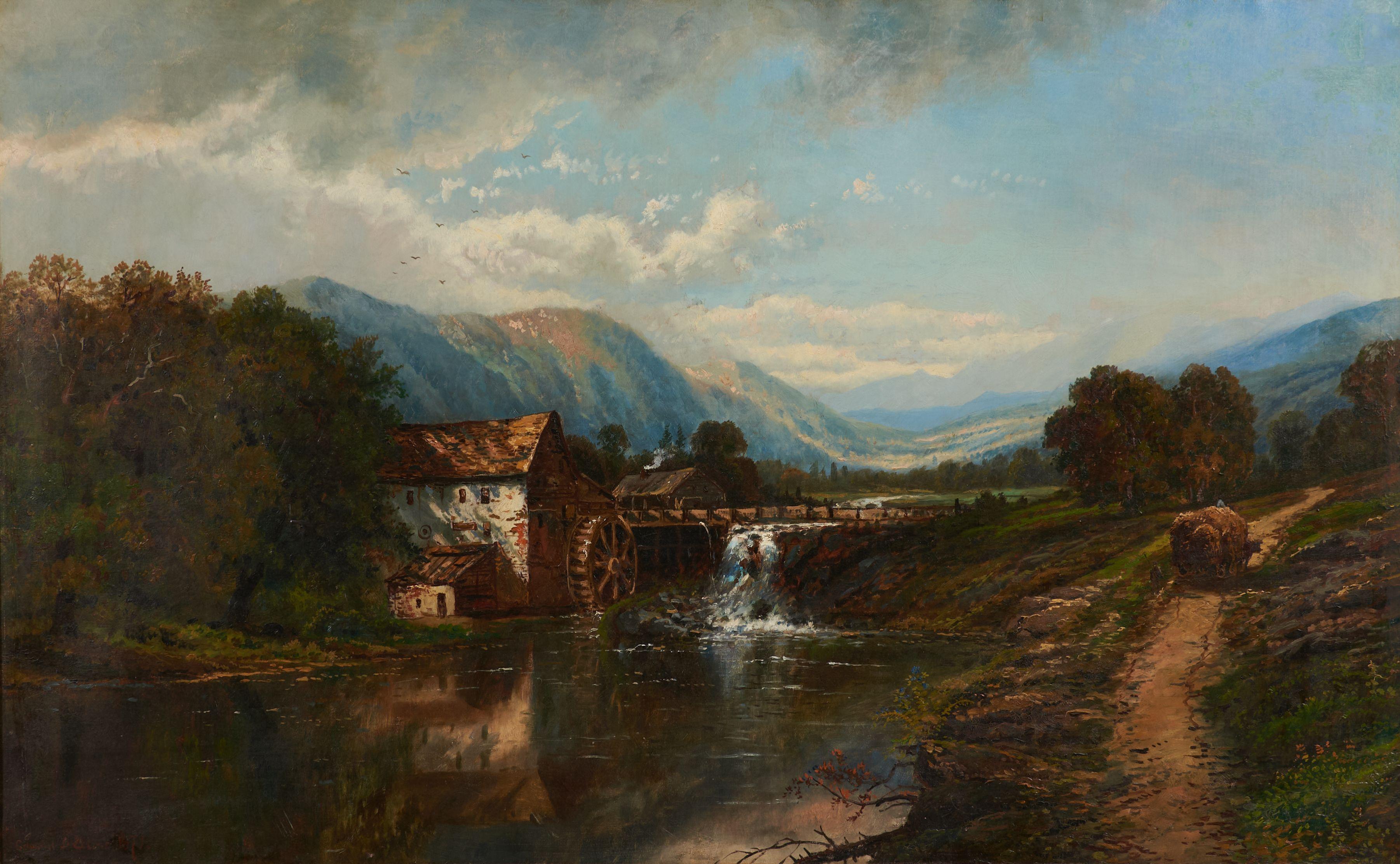 Edmund Darch Lewis - Mill in the White Mountains of New Hampshire