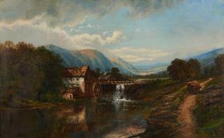 Edmund Darch Lewis - Mill in the White Mountains of New Hampshire