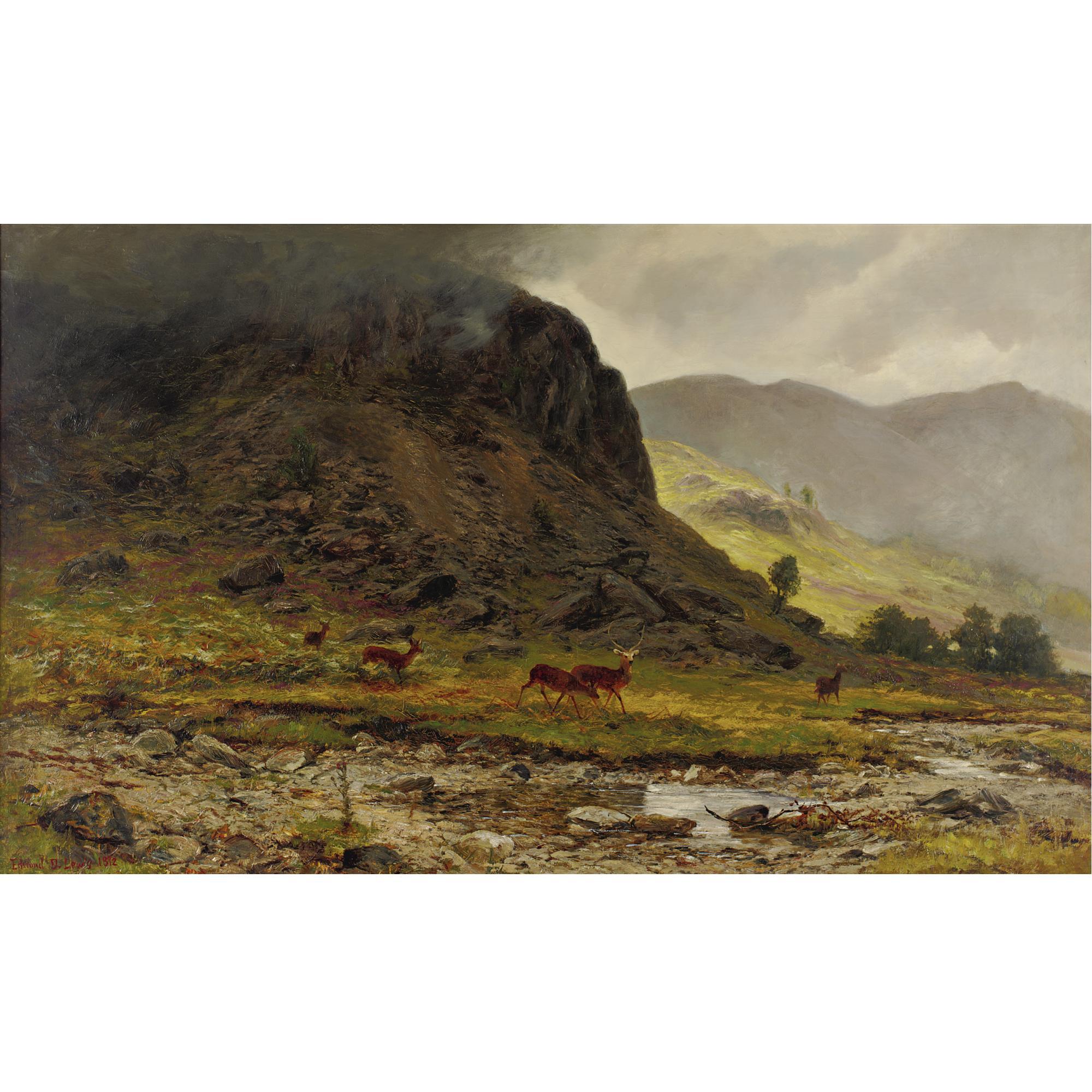 Edmund Darch Lewis - The Deer Run