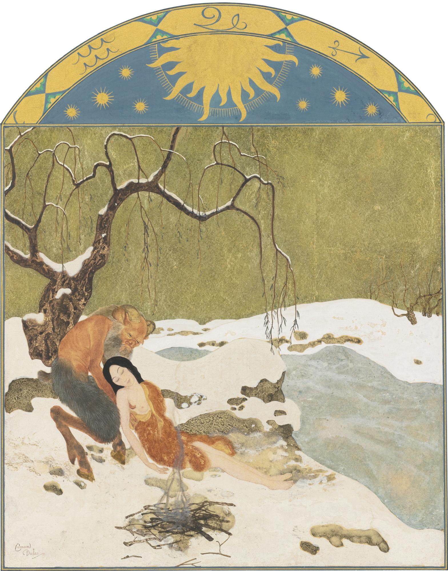 Edmund Dulac - British winter