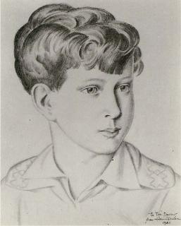 Edmund Dulac - Study of A Young Boy