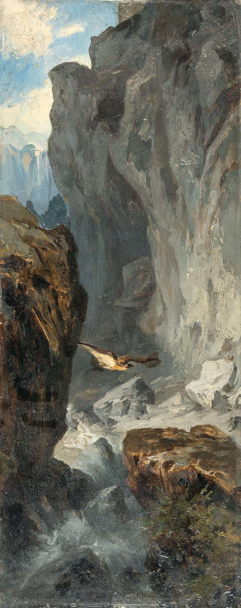 Edmund Friedrich Kanoldt - Adler im Gebirge