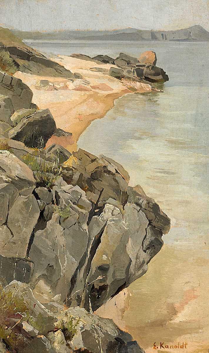 Edmund Friedrich Kanoldt - Felsenküste