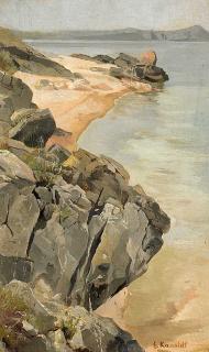 Edmund Friedrich Kanoldt - Felsenküste