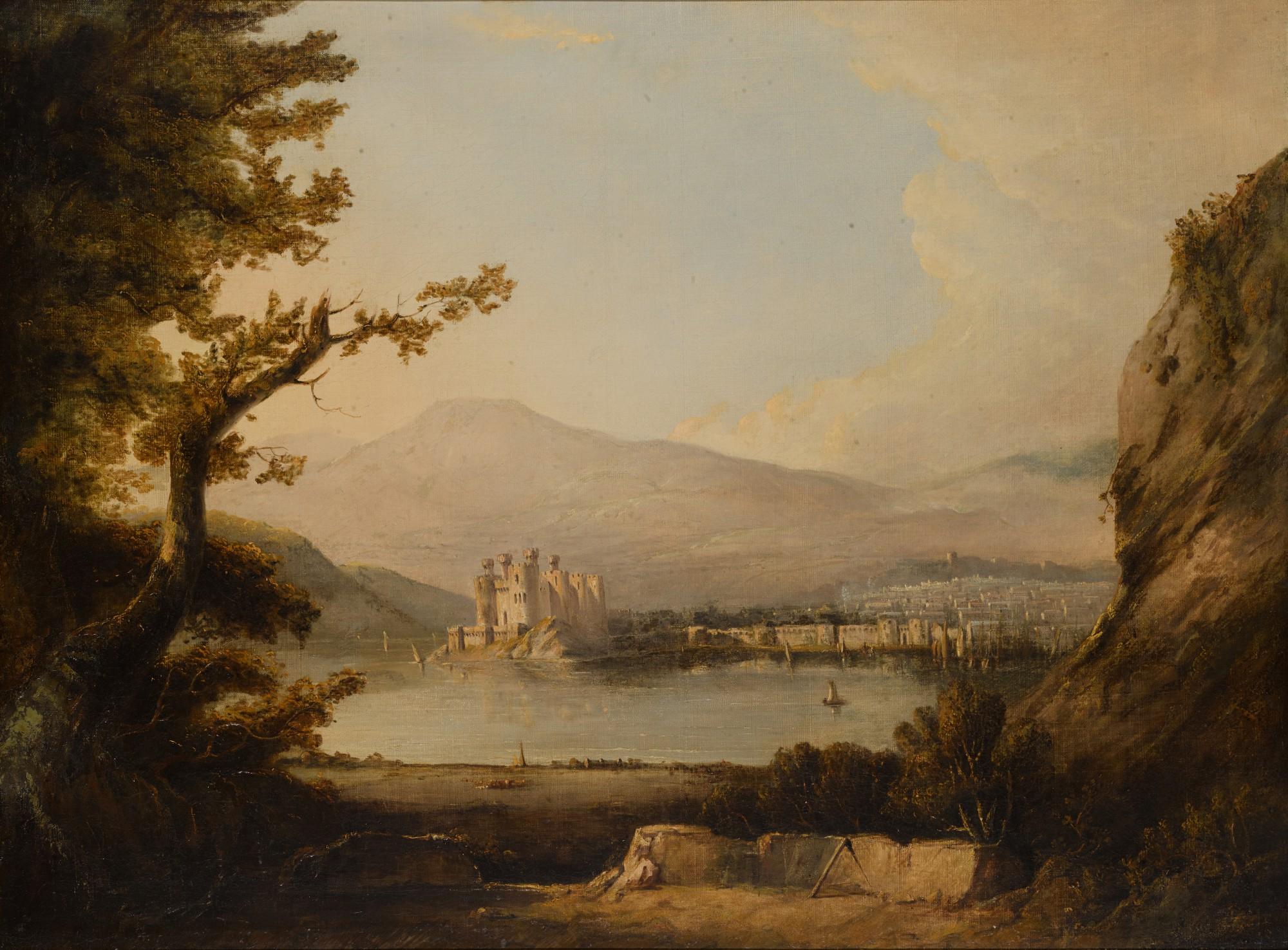 Edmund Garvey, R.A. - A View Of Conway Castle