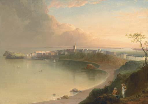 Edmund Gill - View of Tenby from the North-East