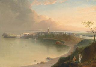 Edmund Gill - View of Tenby from the North-East